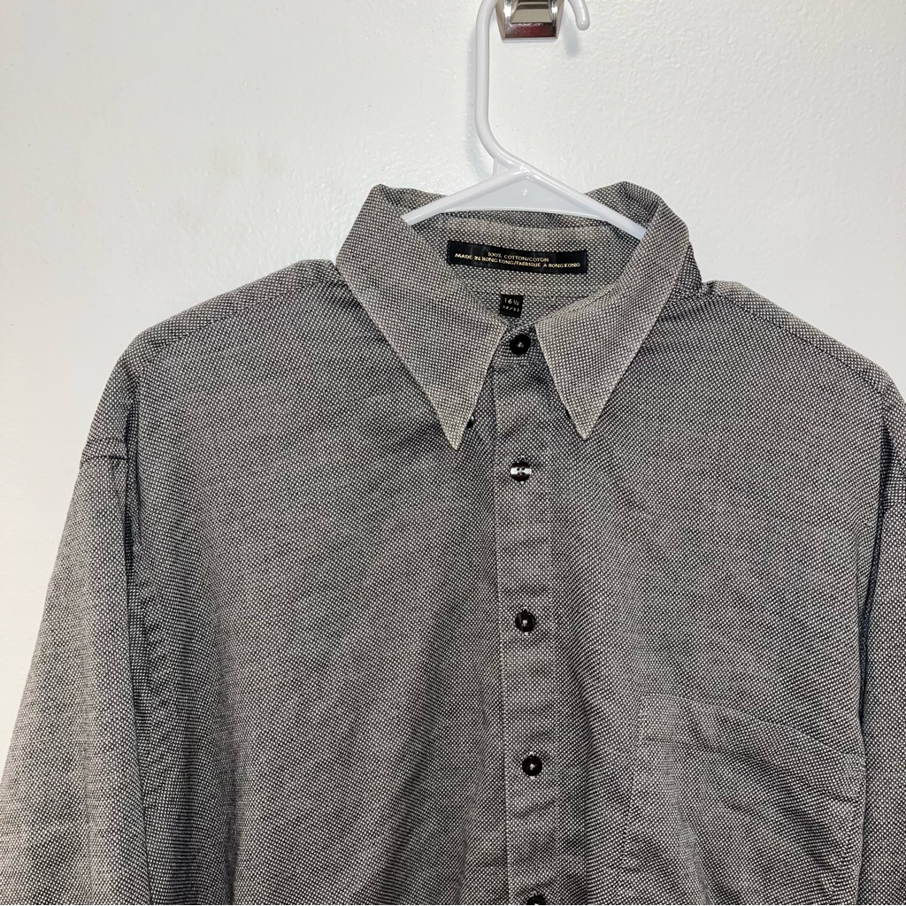 Donna Karan Long Sleeve Button Down Dress Shirt